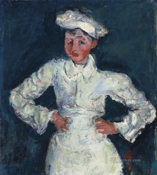 Expressionism Painting - the pastry chef Chaim Soutine Expressionism